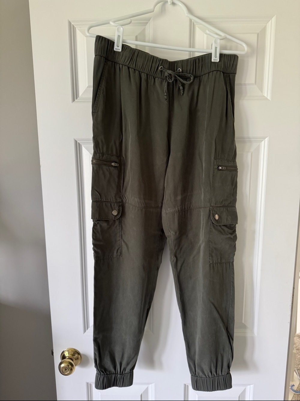 Banana Republic Olive Cargo Jogger Pants